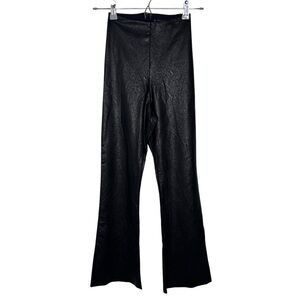 Commando | Faux Leather Flare Pants | Black | XS